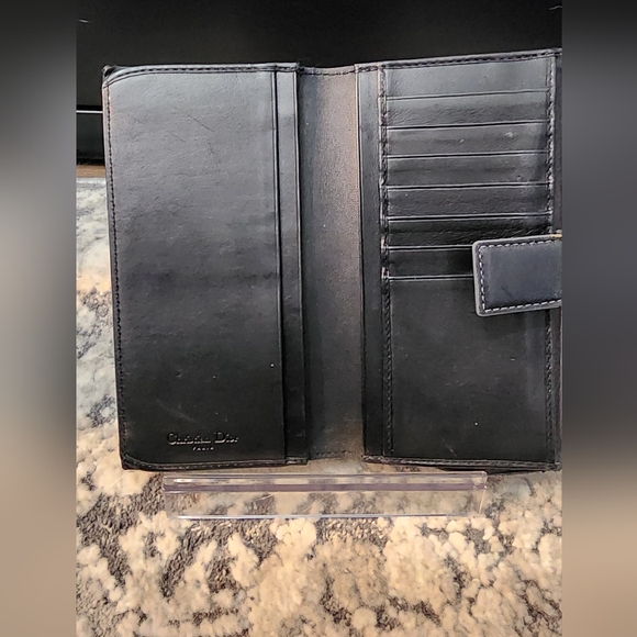 Dior Saddle Long Wallet - Black Leather - Picture 6 of 11